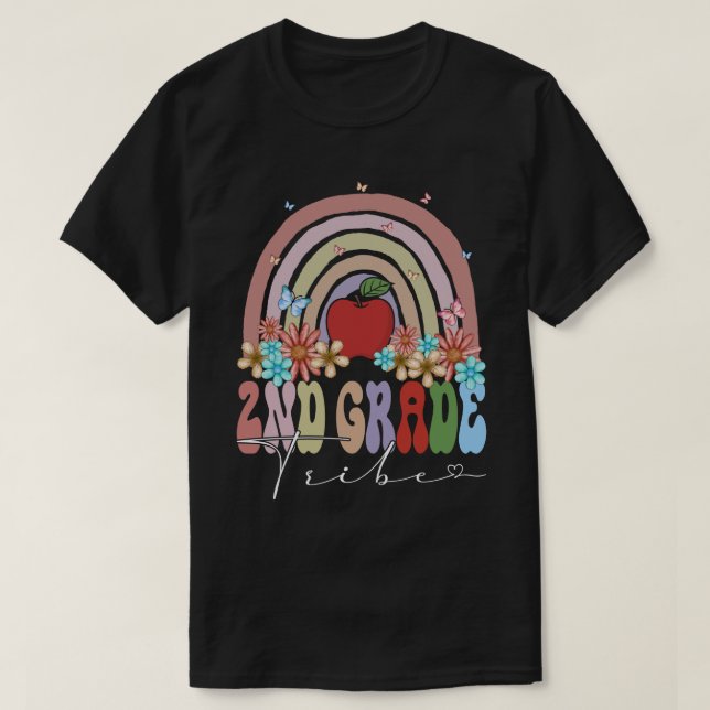 Camiseta Tribuna de 2º Grado De Vuelta A La Escuela Rainbow (Diseño del anverso)
