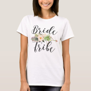 Camiseta Tribuna de novias Flecha de pluma,Flecha floral