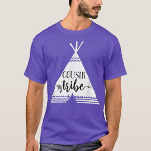 Camiseta Tribuna de primos Divertido grupo familiar coincid