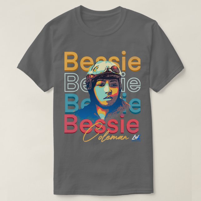 Camiseta Tributo a Bessie Coleman (Diseño del anverso)