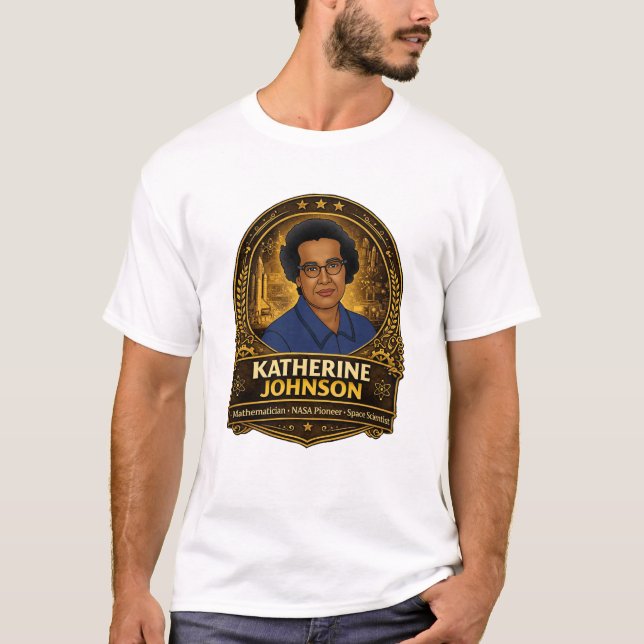 Camiseta tributo a Katherine Johnson (Anverso)