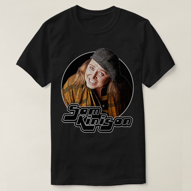 Camiseta Tributo a la sonrisa de Retro Sam Kinison (Diseño del anverso)