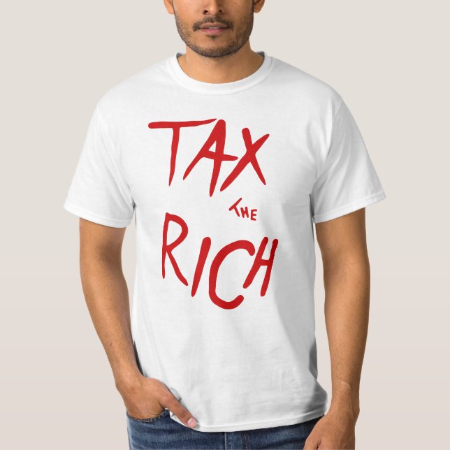 Camiseta Tributo A Los Ricos AOC Declaración Política De Mo (Anverso)