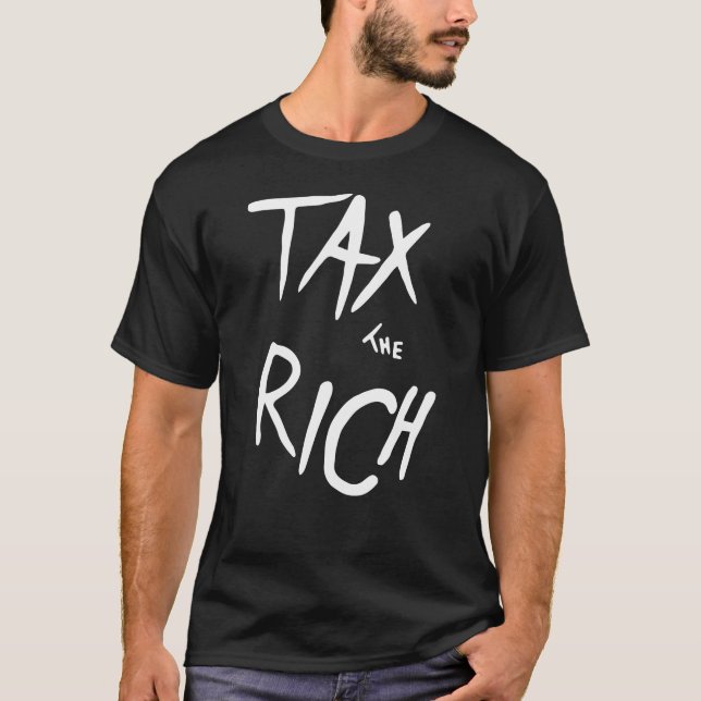 Camiseta Tributo A Los Ricos AOC Declaración Política De Mo (Anverso)