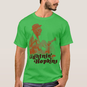 Camiseta Tributo a Retro Lightnin Hopkins Sepia