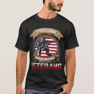 Camiseta tributo a veterano militar de EE. UU.