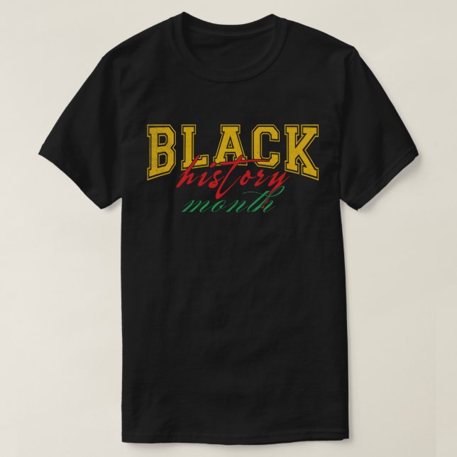 Camiseta Tributo al Mes de la Historia Negra (Diseño del anverso)
