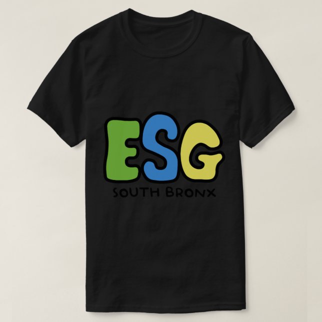 Camiseta Tributo al Punk de hip-hop ESG South Bronx 70 (Diseño del anverso)