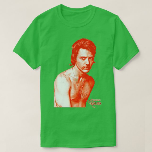 Camiseta Tributo al retro Christopher Walken Stache (Diseño del anverso)