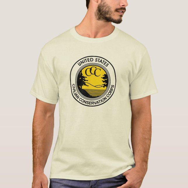Camiseta Tributo civil del cuerpo de la protección del CCC (Anverso)