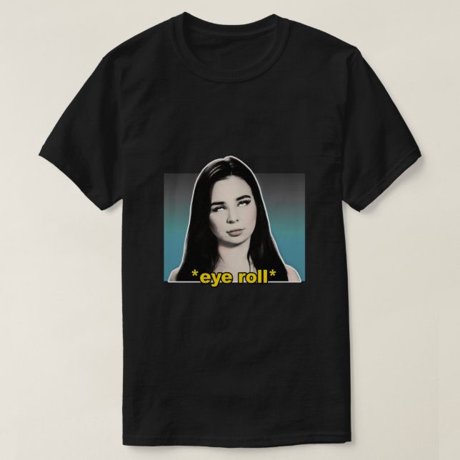 Camiseta Tributo de Fianza de 90 días de Anfisa Eye Roll ci (Diseño del anverso)