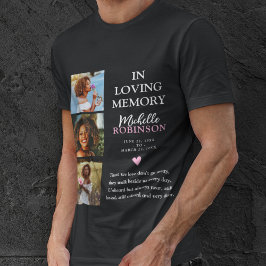 Camiseta Tributo de fotos de Loving Memory 3