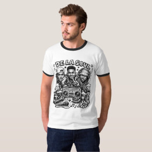 Camiseta Tributo de Hip Hop de De La Soul Ropa Callejera Vi