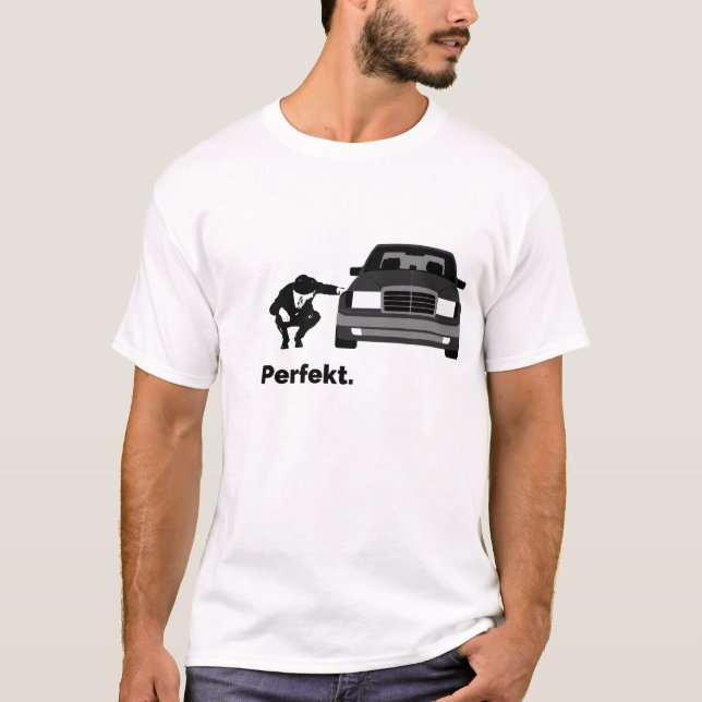 Camiseta Tributo de Mercedes w124 124 (Anverso)