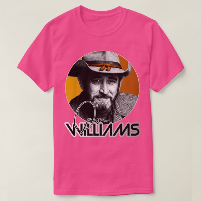 Camiseta Tributo de oro de Don Williams Country (Diseño del anverso)
