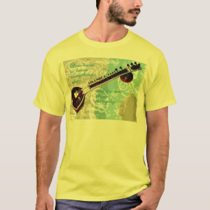 Camiseta Tributo de Ravi Shankar al Sitar y a la música
