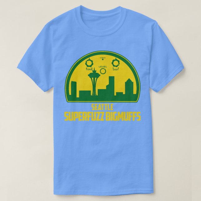 Camiseta Tributo de Seattle Superfuzz Grunge Music (Diseño del anverso)