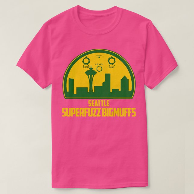Camiseta Tributo de Seattle Superfuzz Grunge Music (Diseño del anverso)