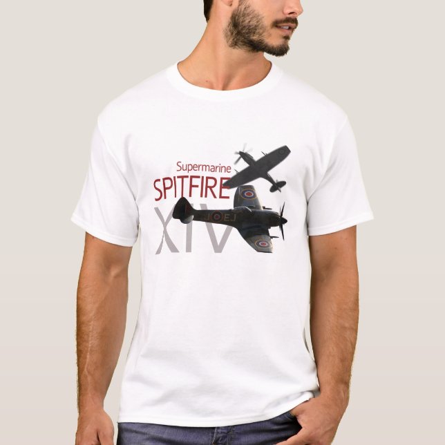 Camiseta Tributo del mk XIV TFC del Spitfire (Anverso)