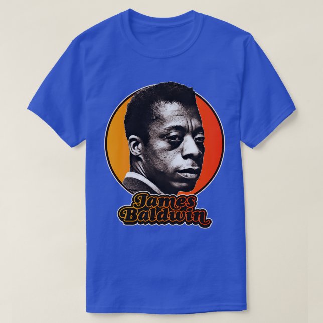 Camiseta Tributo del retro James Baldwin (Diseño del anverso)
