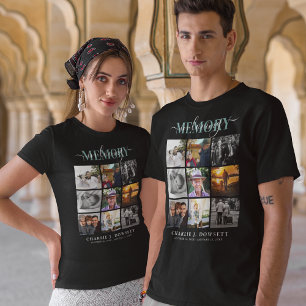 Camiseta Tributo en memoria de 9Collages de fotos