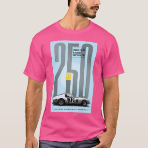 Camiseta Tributo Ferrari 250Gto Plata