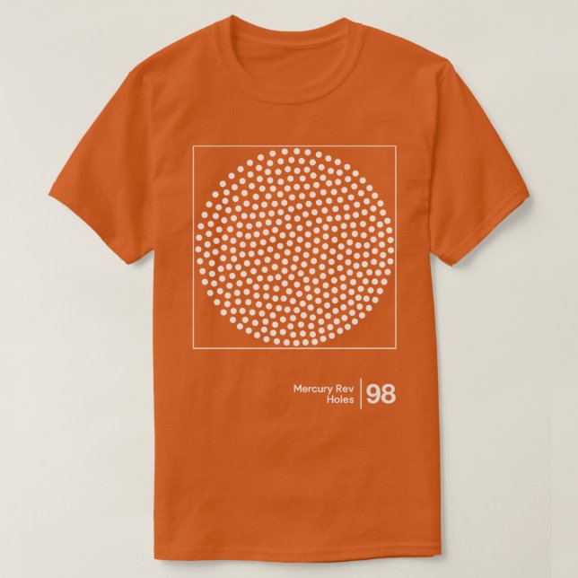 Camiseta Tributo mínimo de diseño gráfico de los holes de m (Diseño del anverso)