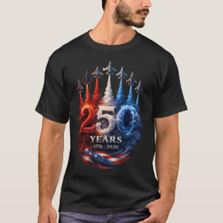 Camiseta Tributo Patriótico a 250 Años de Aviación