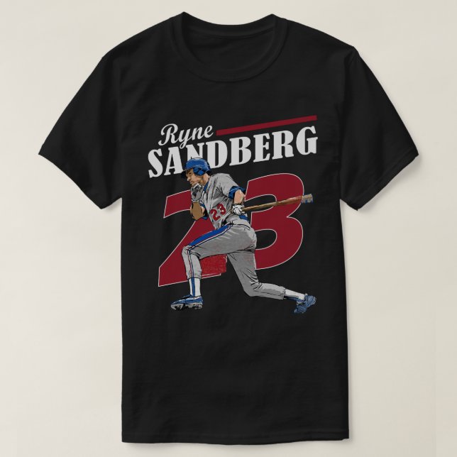 Camiseta Tributo por número de retro de béisbol Ryno 23 (Diseño del anverso)
