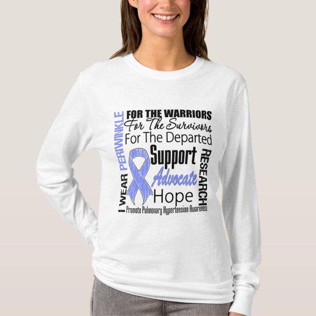 Camiseta Tributo pulmonar de la conciencia de la (Anverso)