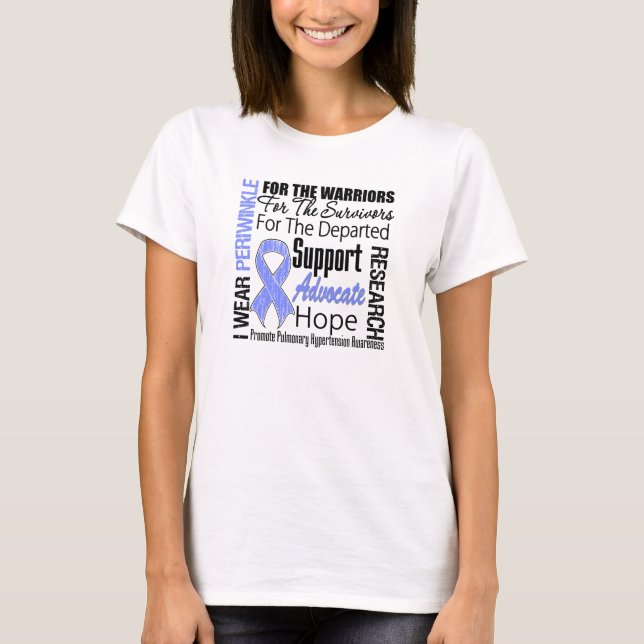 Camiseta Tributo pulmonar de la conciencia de la (Anverso)