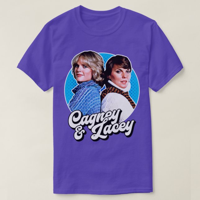 Camiseta Tributo Retro Cagney Lacey (Diseño del anverso)