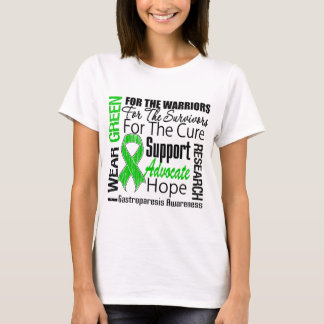 Camiseta Tributo verde de la cinta del desgaste de