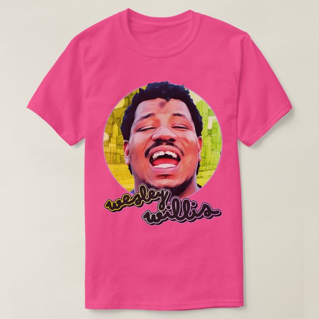 Camiseta Tributo visual Retro Wesley Willis (Diseño del anverso)