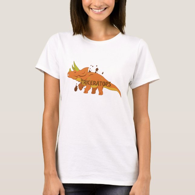Camiseta Triceratops (Anverso)
