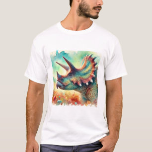 Camiseta Triceratops 210724AREF145 - Watercolor