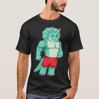 Camiseta Triceratops como culturista en Bodybuilding