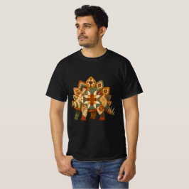 Camiseta Triceratops de patchwork