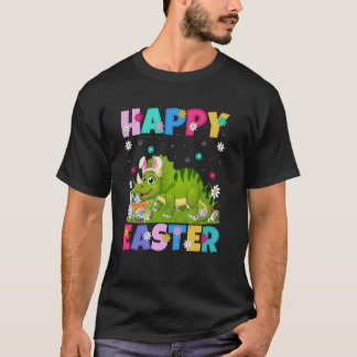 Camiseta Triceratops Dinosaur Feliz Pascua Caza de Huevos d