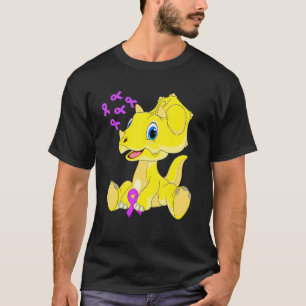 Camiseta Triceratops Dinosaurio Dino Cinta Mundo Alzheimer