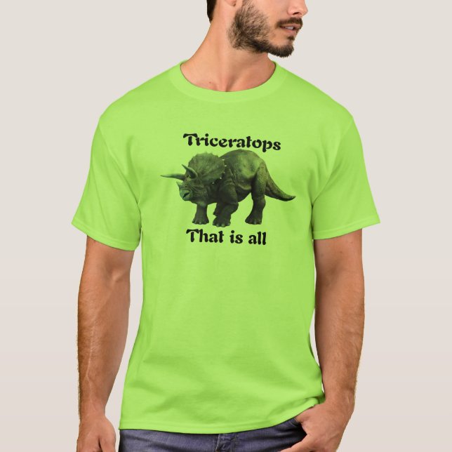 Camiseta Triceratops - que es todo (Anverso)