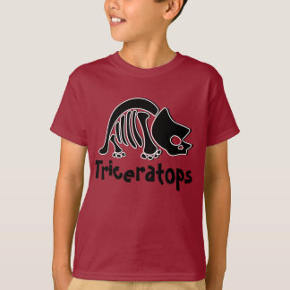 Camiseta Triceratops Skeleton