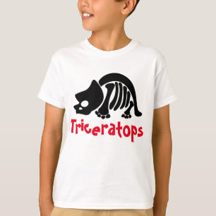 Camiseta Triceratops Skeleton