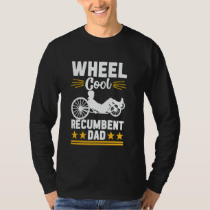 Camiseta Triciclo reclinado Papá en bicicleta Triciclo recl