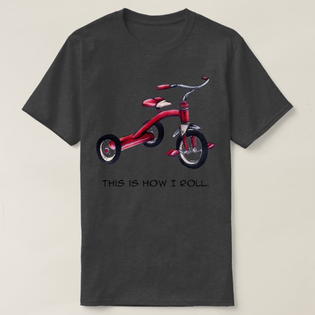 Camiseta Triciclo rojo (Diseño del anverso)