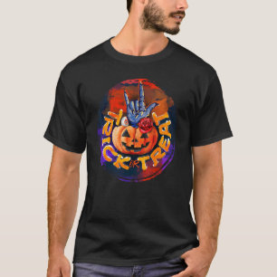 Camiseta Trick Andor Treat Witchcore Grunge Witch Hand Hall