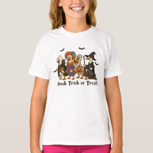 Camiseta Trick de honk o trébol disfraz de ganso de Hallowe