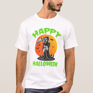 Camiseta Trick De Luna Llena O Traer Bats Reaper Spooky Hap