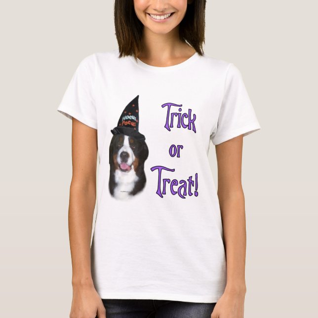 Camiseta Trick de perro de montaña de Bernese (Anverso)