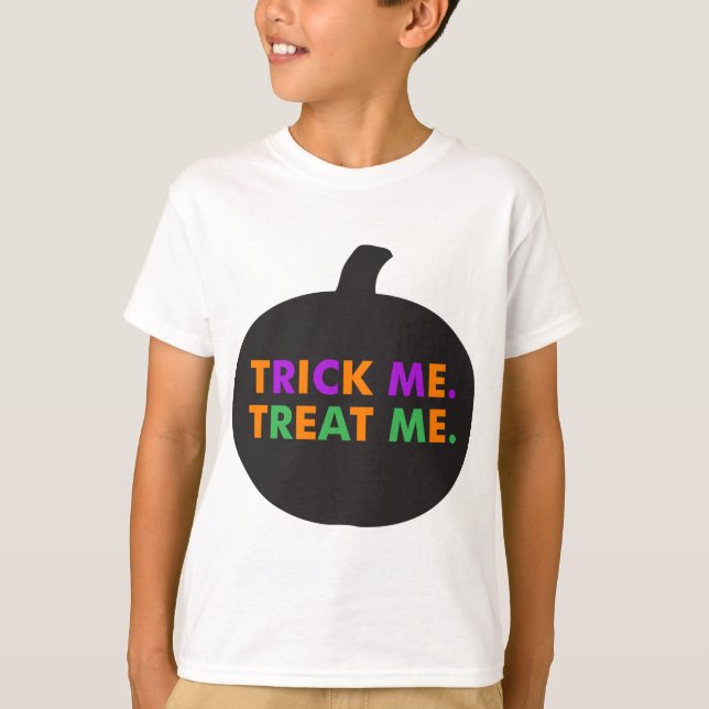 Camiseta Trick Me Trate, Multi-Colores (Anverso)